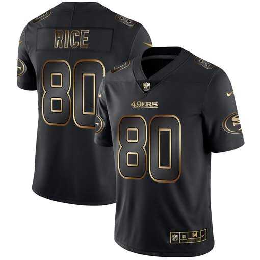 Nike 49ers 80 Jerry Rice Black Gold Vapor Untouchable Limited Jersey Dyin,We sell and wholesale Nike 49ers 80 Jerry Rice Black Gold Vapor Untouchable Limited Jersey Dyin on line form chian!